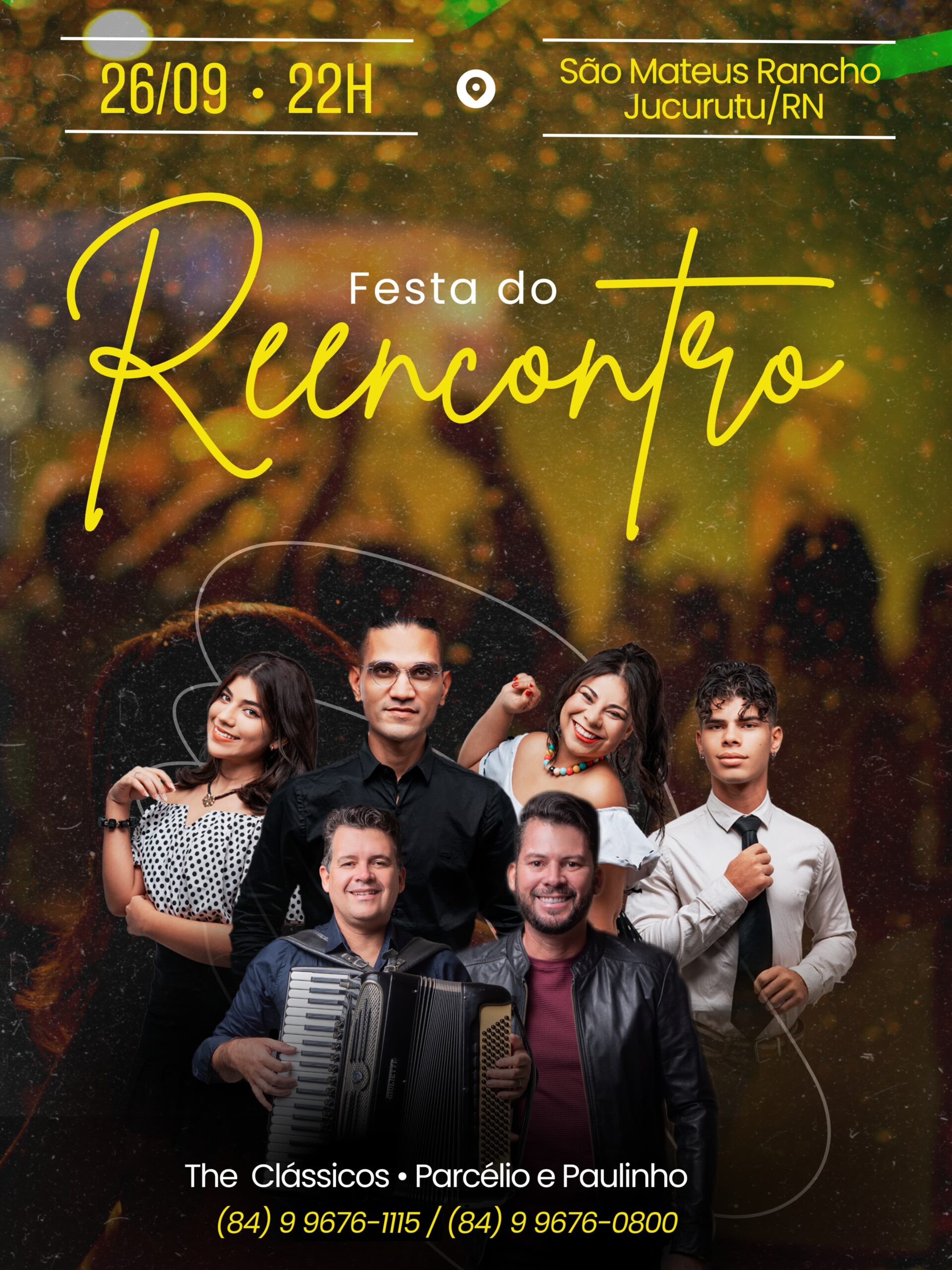 The Clássicos e Parcélio & Paulinho são atrações do Baile do Reencontro – Edição 2025