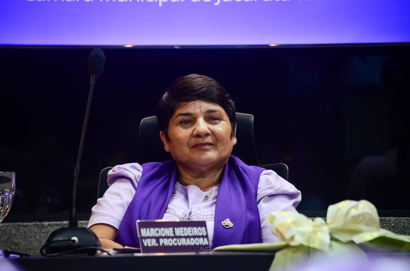 Vereadora Marcione participa da solenidade de inauguração da Procuradoria da Mulher na Câmara de Jucurutu