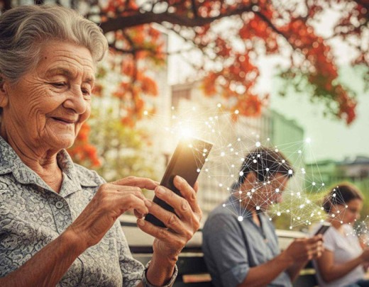 Idosos lideram uso diário de internet, mas são alvos de golpes digitais