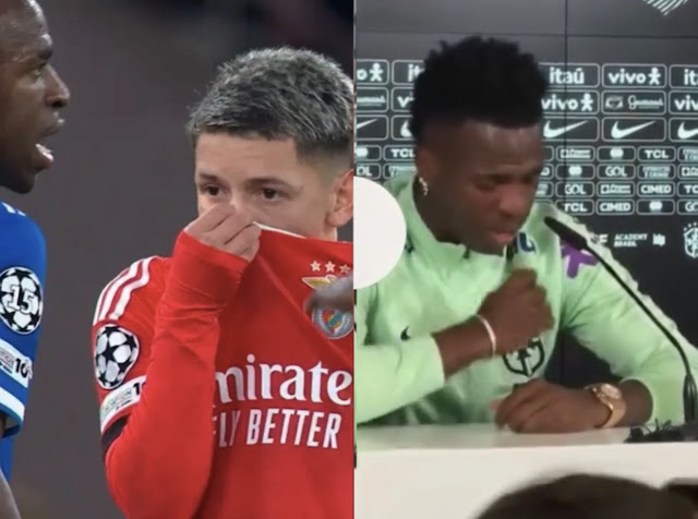 “Quero jogar em paz”: Vinícius Júnior desabafa após novo caso de racismo na Champions