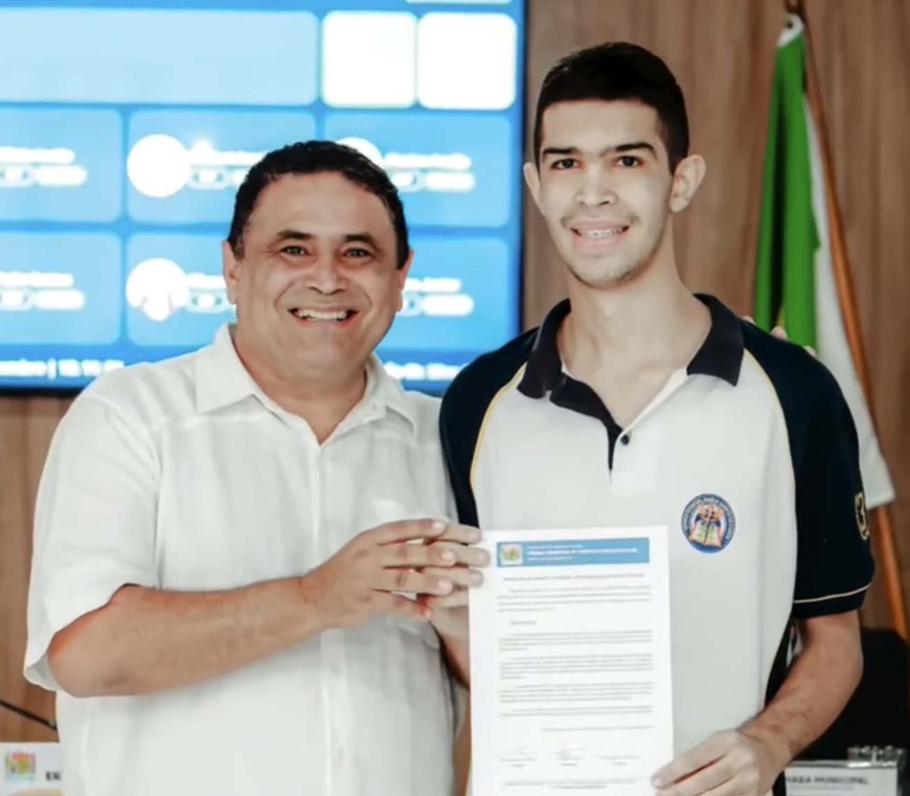 OLIFET, do Tesouro Nacional, dá destaque a Timbaúba dos Batistas, através do jovem João Pedro de Araújo Soares