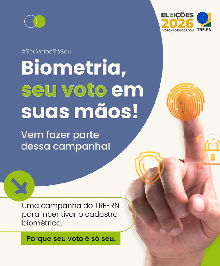 Biometria: Seu voto em suas mãos — Atendimento segue em Jucurutu