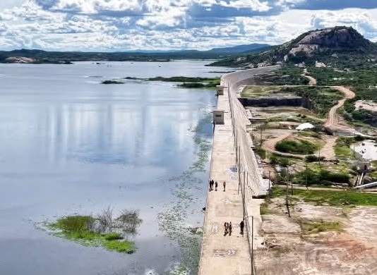 64,71% – Barragem de Oiticica se aproxima da sangria e atinge volume histórico com avanço das chuvas