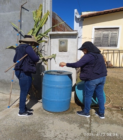 Mutirão na Nova Barra de Sant´Ana reforça combate ao mosquito e mobiliza população contra dengue, zika e chikungunya
