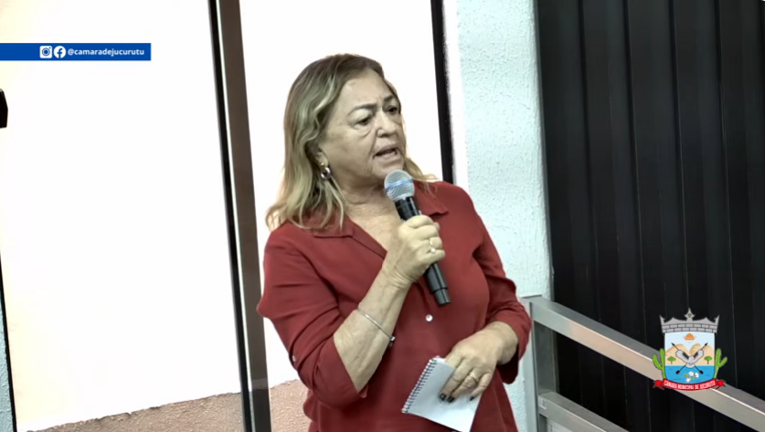 Secretária de Assistência Social destaca preocupação com o Rio Piranhas durante Audiência Pública sobre o futuro das águas de Jucurutu e do Seridó