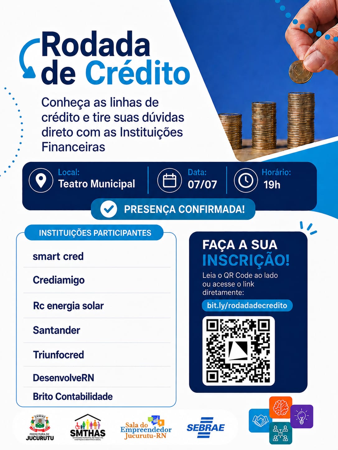 Sala do Empreendedor de Jucurutu promove Rodada de Crédito para impulsionar pequenos negócios