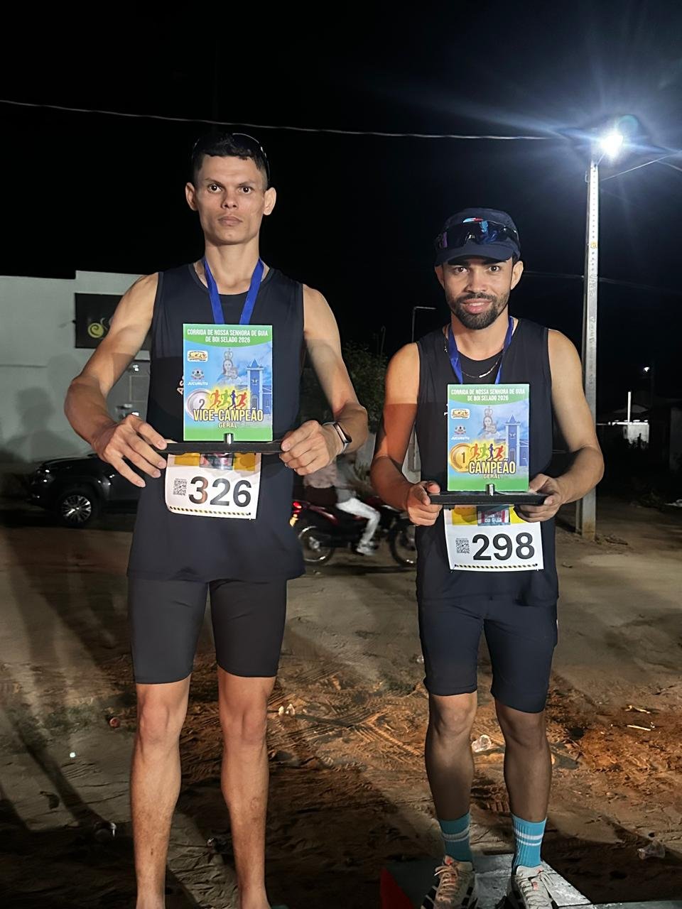 Corrida da Padroeira do Distrito Boi Selado: Maílson e Aílson sobem ao pódio masculino