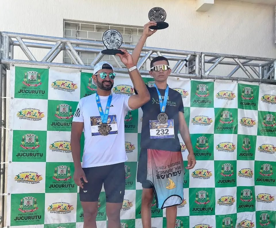Mateus Silva é o primeiro lugar na categoria PCD na Corrida de São Miguel 2026