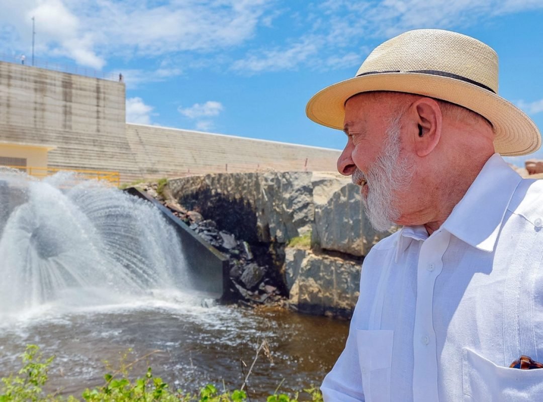 Jucurutu (RN), 19/03/2025 - Presidente da República, Luiz Inácio Lula da Silva, durante visita à Barragem de Oiticica. Foto: Ricardo Stuckert/PR